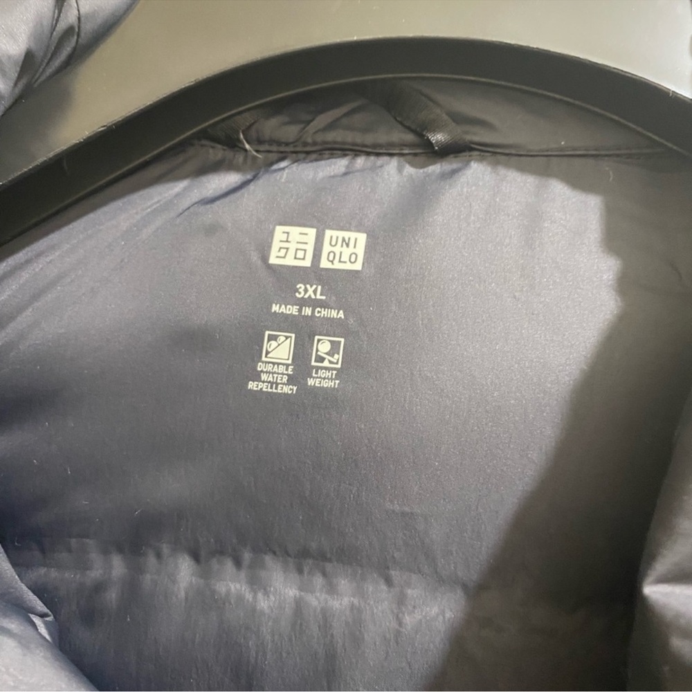 Uniqlo Men's Dark Gray Puffer Jacket - Picture 3 of 3